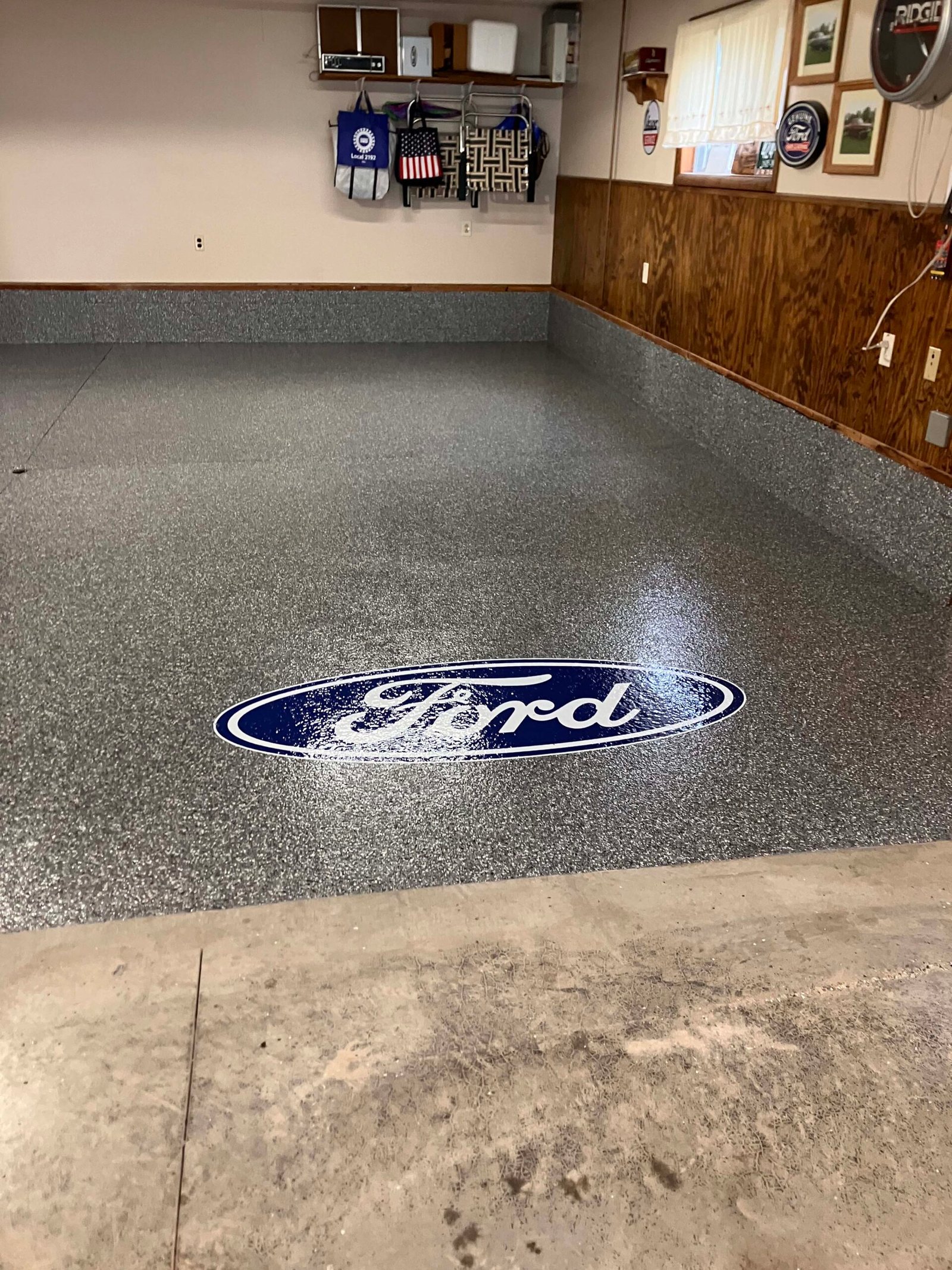 Epoxy floor finish